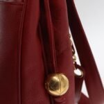 Chanel Red Vintage Metal CC Shoulder Bag
