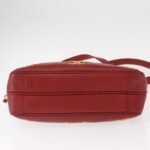 Chanel Red Vintage Metal CC Shoulder Bag
