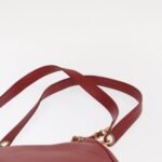 Chanel Red Vintage Metal CC Shoulder Bag
