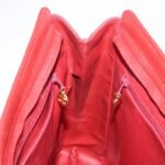 Chanel Red Vintage Metal CC Shoulder Bag