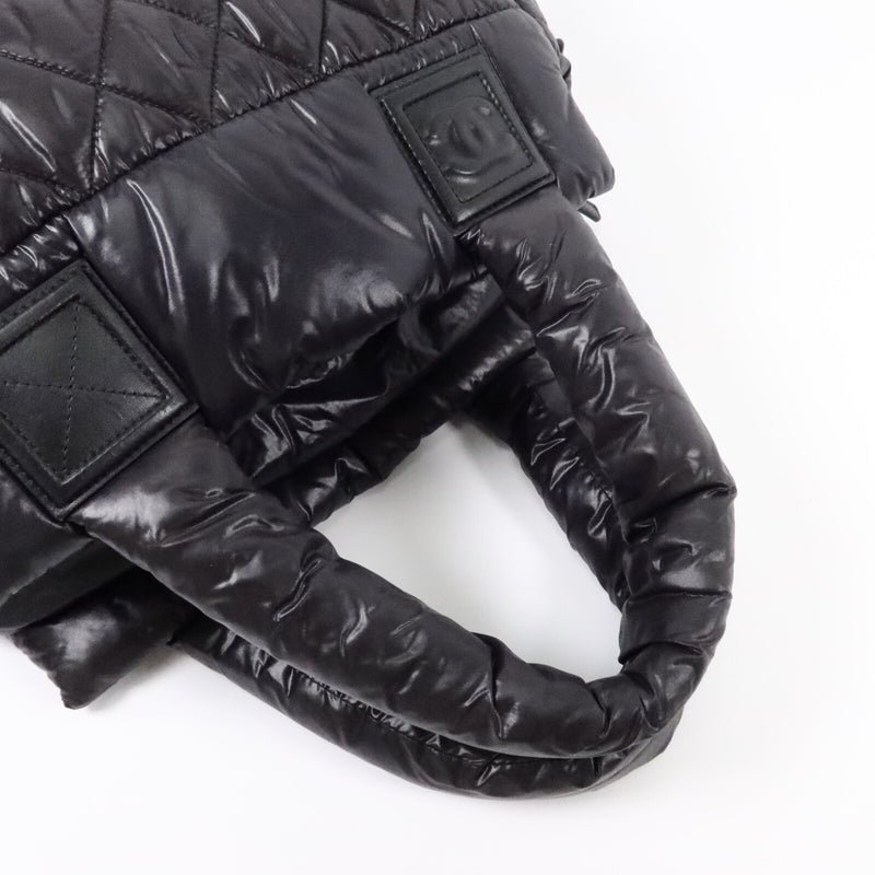 Chanel Black CoCo Cocoon Tote - Image 8