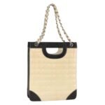 Chanel Patent Chocolate Bar Shopping Tote