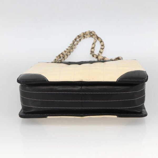 Chanel Patent Chocolate Bar Shopping Tote