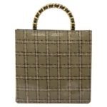 Chanel Vintage Chocolate Bar Tote