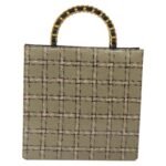 Chanel Vintage Chocolate Bar Tote