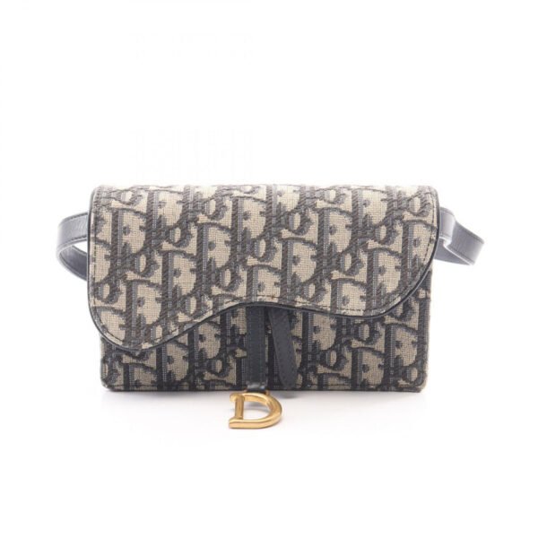 Dior Beige Saddle Oblique Belt Bag