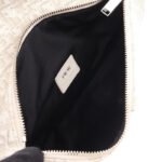 Dior White Saddle Oblique Belt Bag