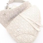 Dior White Saddle Oblique Belt Bag