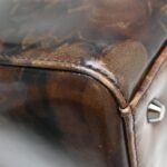 Dior Brown Vintage Patent Lady Dior