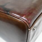 Dior Brown Vintage Patent Lady Dior