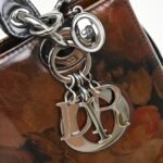 Dior Brown Vintage Patent Lady Dior