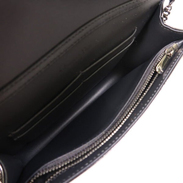 Dior Grey Diorama Metalic Chain Cross-body Bag