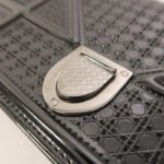 Dior Grey Diorama Metalic Chain Cross-body Bag