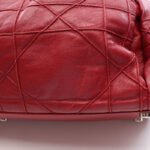 Dior Red Lutrant Chain Tote