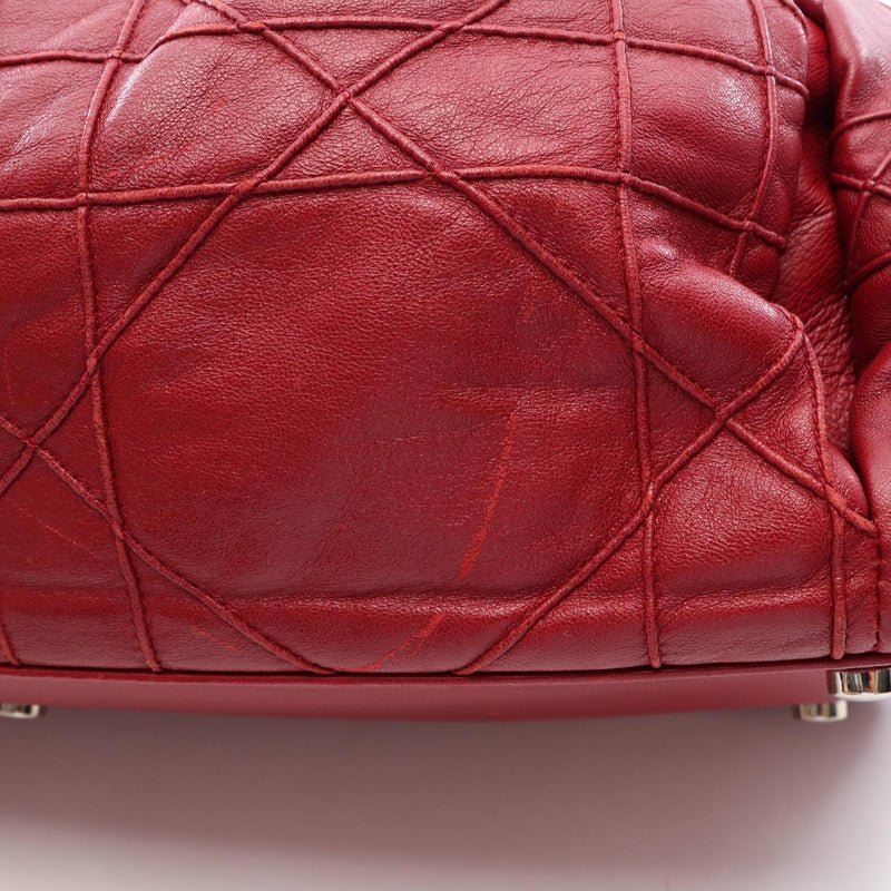 Dior Red Lutrant Chain Tote - Image 11