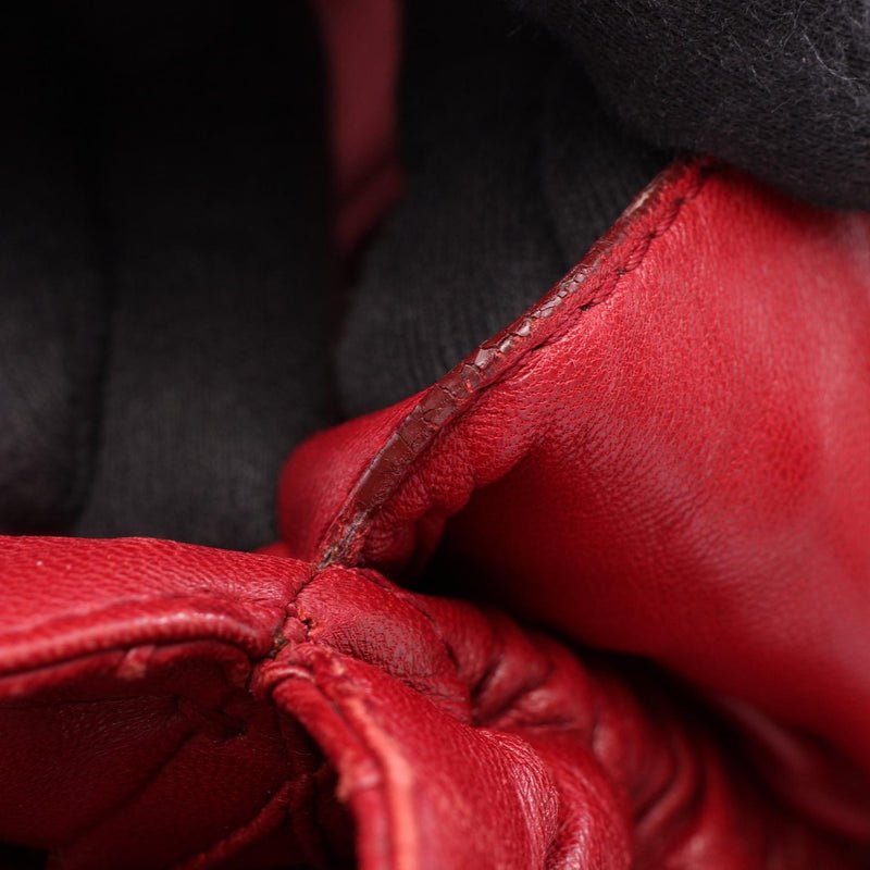 Dior Red Lutrant Chain Tote - Image 15