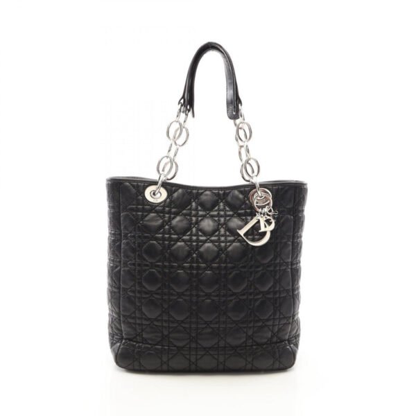 Dior Black Cannage Tote