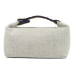 Hermès Grey Wool Bride A Small Case Bag