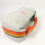 Hermès Grey Wool Bride A Small Case Bag