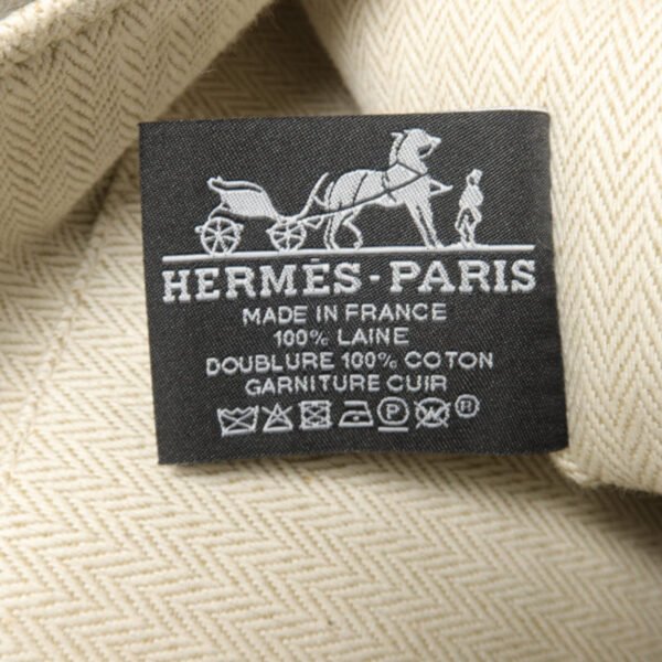 Hermès Grey Wool Bride A Small Case Bag
