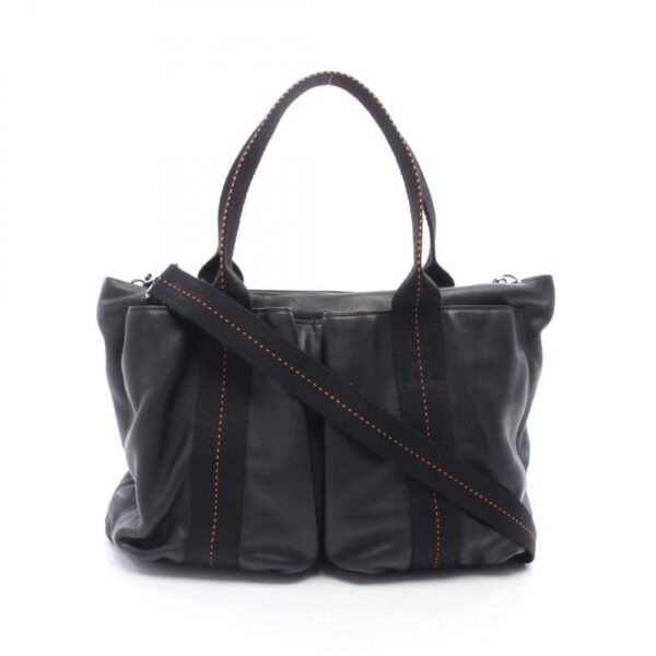 Hermès Black Caravan Horizontal MM