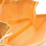 Hermès Yellow Canvas Bouton d'Or Bayadère Tote