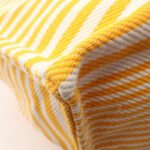Hermès Yellow Canvas Bouton d'Or Bayadère Tote