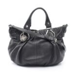 Celine Black Leather 2-Way Pillow Bag