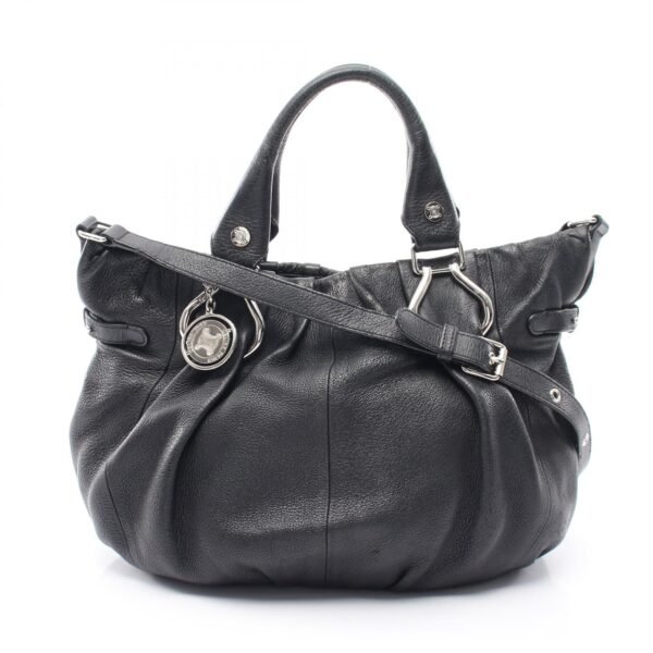 Celine Black Leather 2-Way Pillow Bag