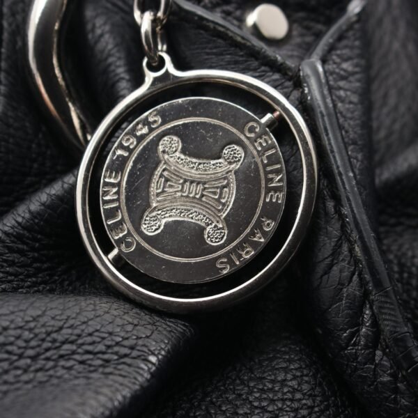 Celine Black Leather 2-Way Pillow Bag