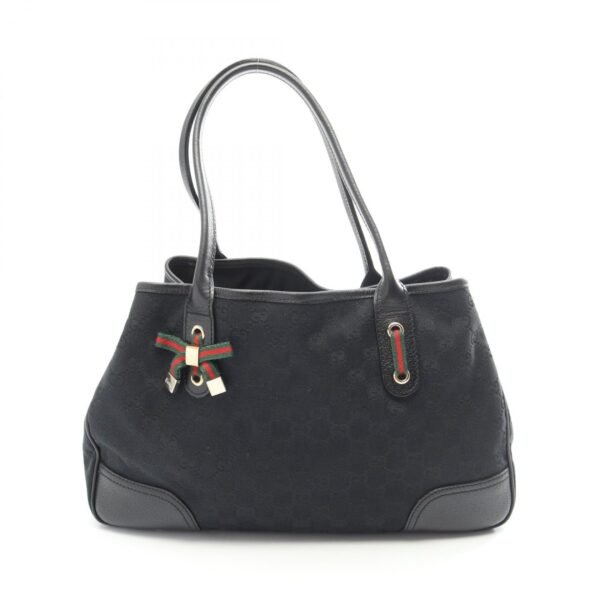 Gucci Black GG Canvas Prince Tote