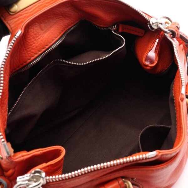 ChloƩ Orange Leather Paddington