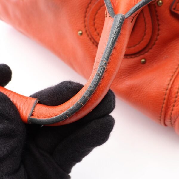 ChloƩ Orange Leather Paddington