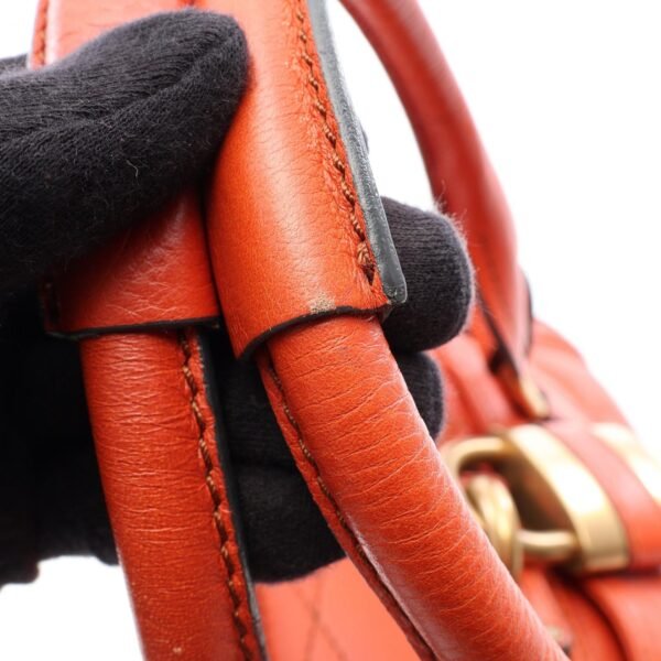 ChloƩ Orange Leather Paddington