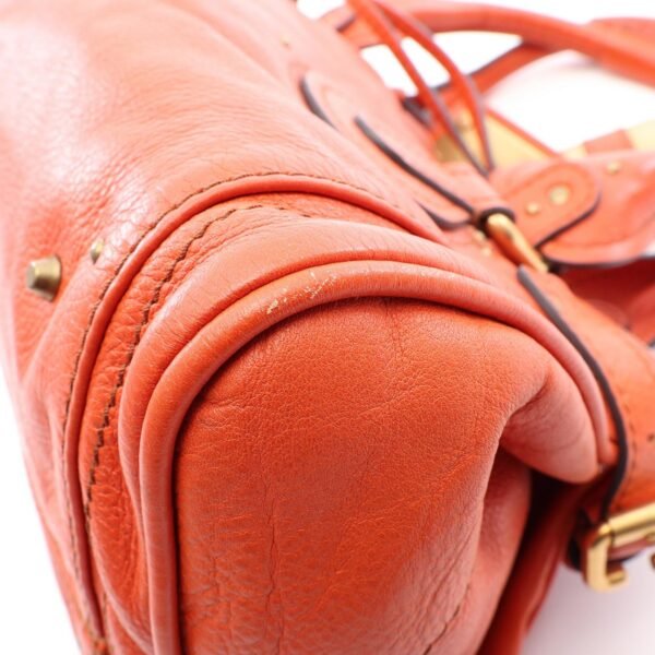 ChloƩ Orange Leather Paddington
