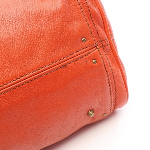 ChloƩ Orange Leather Paddington