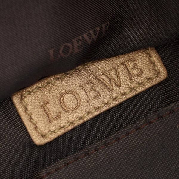 Loewe Gold Nappa Gathered Handbag