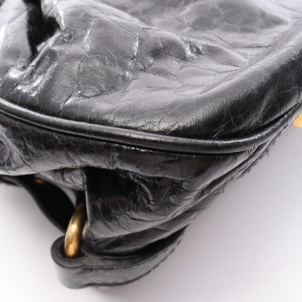 Miu Miu Crinkled Leather Two-Way Bag
