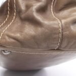 Prada Khaki Leather Square Tote BN2067