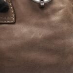 Prada Khaki Leather Square Tote BN2067